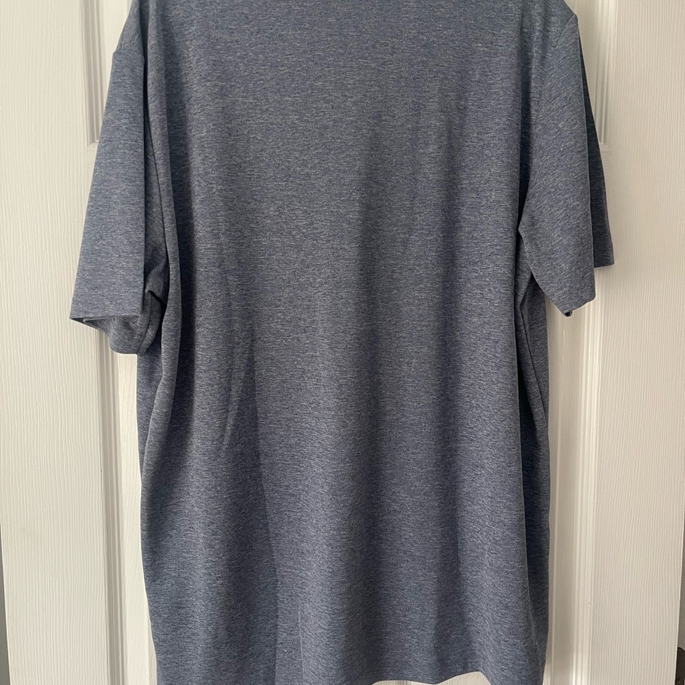 Adidas Men's Blue Polo Shirt golf heathered blue size XL new with tags - Picture 4 of 4